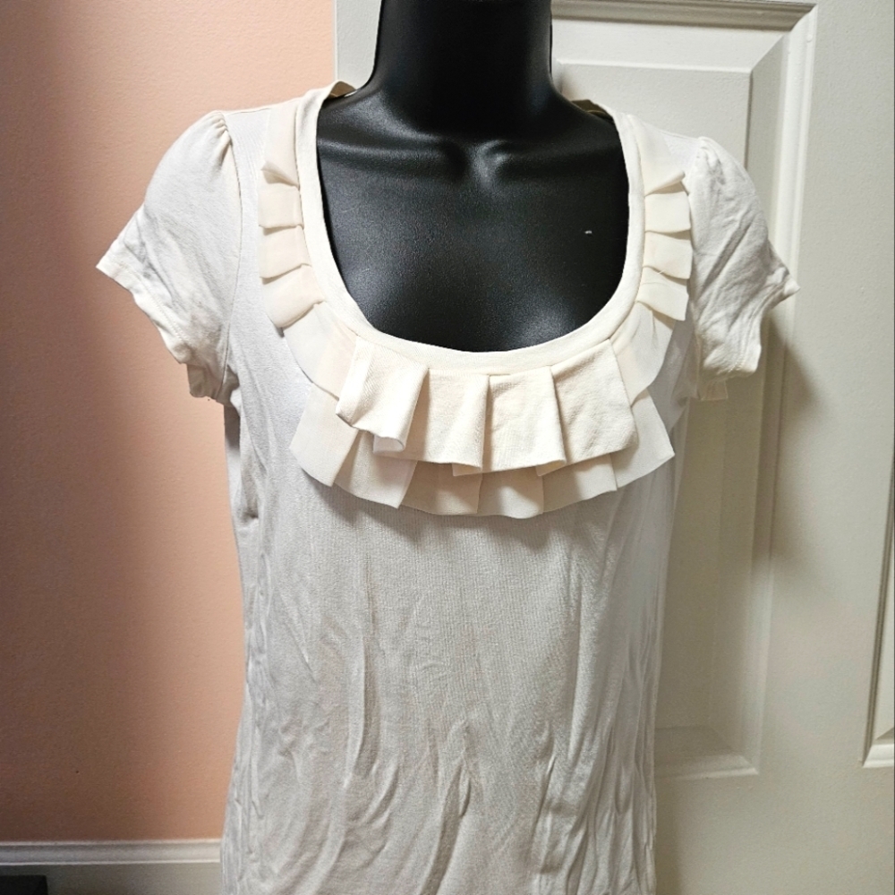 New York & Company Ruffle Top